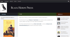 Desktop Screenshot of blackheronpress.com